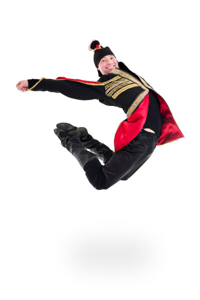 Красавчик прыгает
.