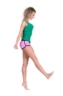 egzersiz fitness genç kadın