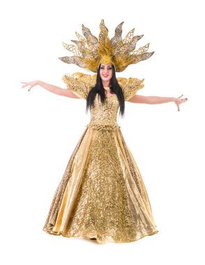 Karnaval dansçı kadın dans