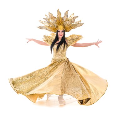 Karnaval dansçı kadın dans