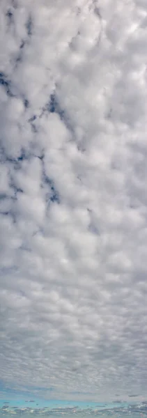 Fantastic Soft Thunderclouds Natural Sky Composition Vertical Panorama — Stock Photo, Image