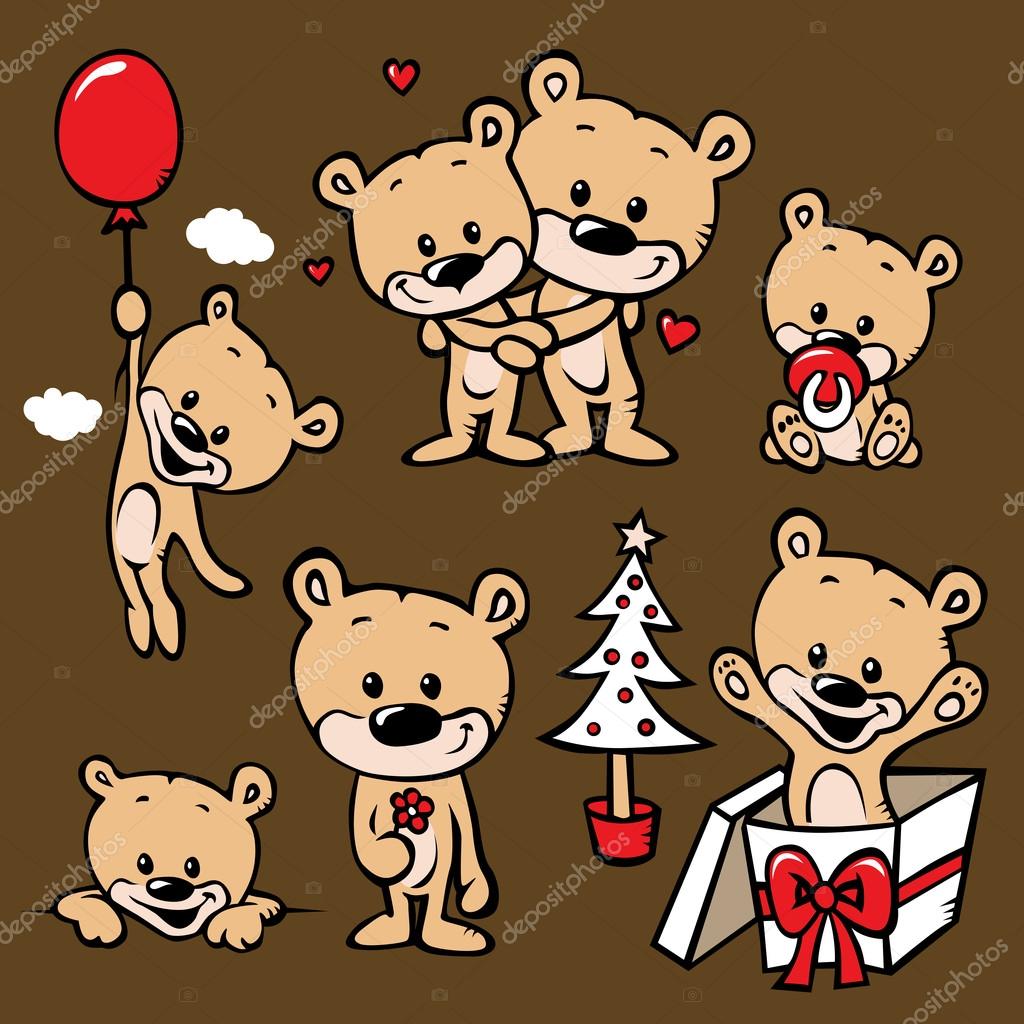 Bear family cartoon Vector Art Stock Images | Depositphotos