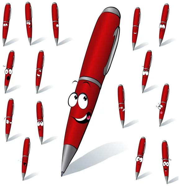 Red pen Stock Vector Image by ©hanaschwarz #14571107 Red pen Stock Vector Image by ©hanaschwarz #14571107