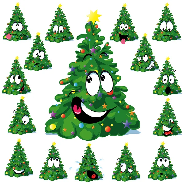 Kerstboom — Stockvector