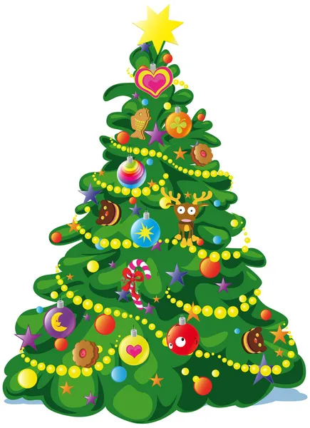 Kerstboom — Stockvector