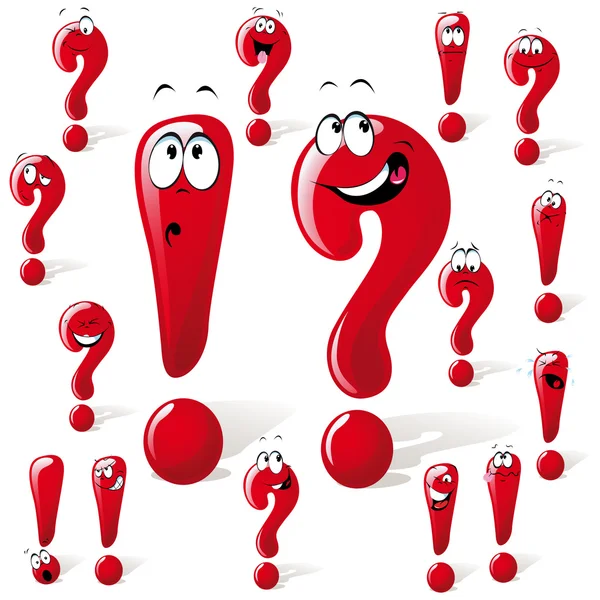 Question exclamation mark — Stock Vector