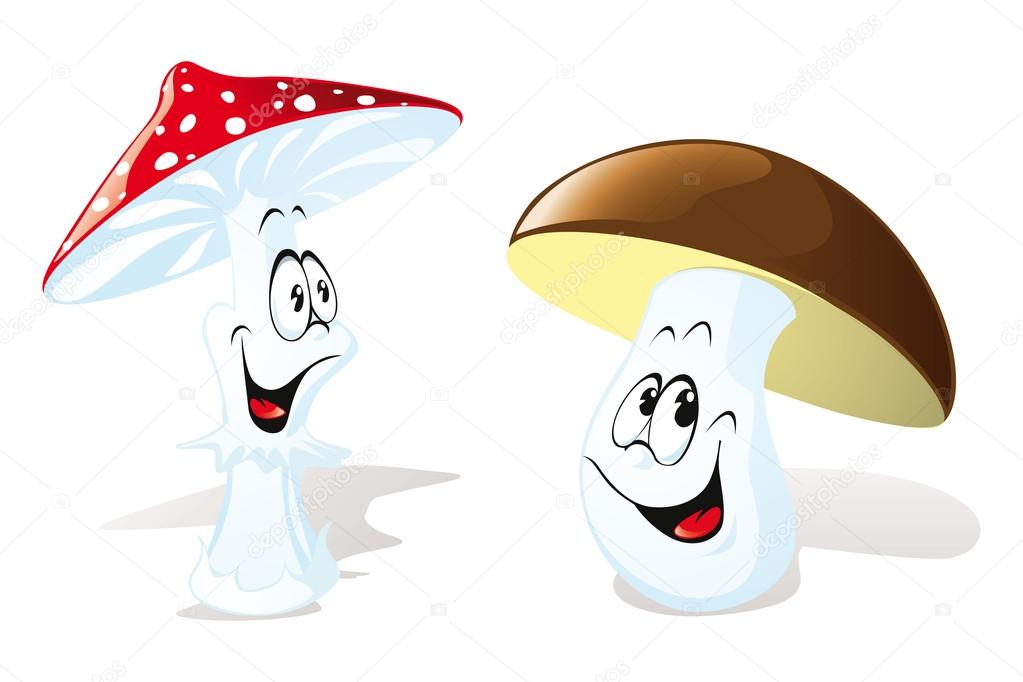 Mushrooms isolated