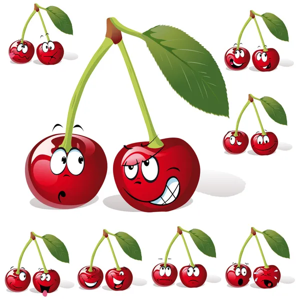 Cherry — Stock Vector