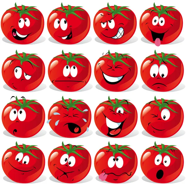 Tomate de dibujos animados — Archivo Imágenes Vectoriales