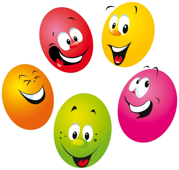 Happy easter eggs — Stock Vector