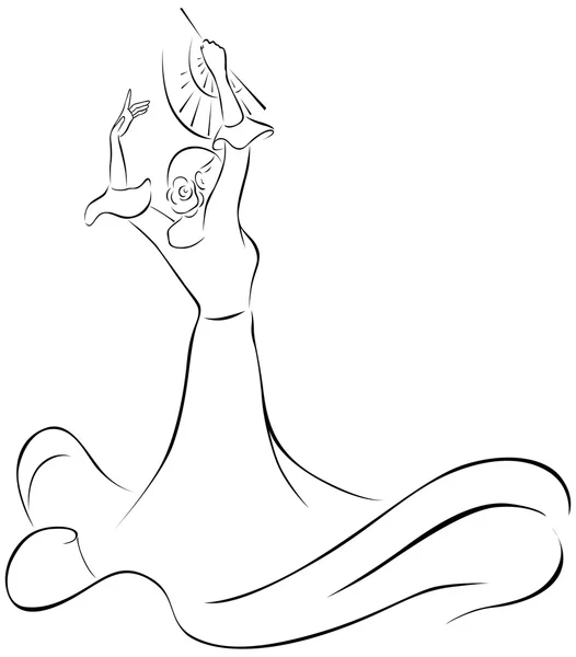 Vecteurs Pour Dessin Danseuse Flamenco Illustrations Libres De Droits Pour Dessin Danseuse Flamenco Depositphotos
