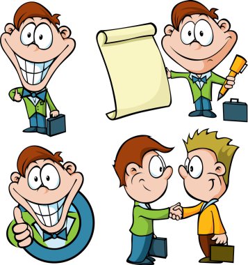 işadamı karikatür