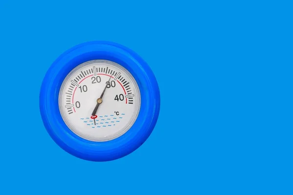 Zwembad thermometer close-up — Stockfoto