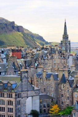 Edinburgh eski kasaba görünümü
