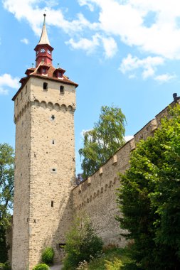 Luzern city duvar Ortaçağ Kulesi, İsviçre,