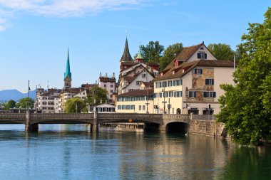 cityscape Zurich, İsviçre