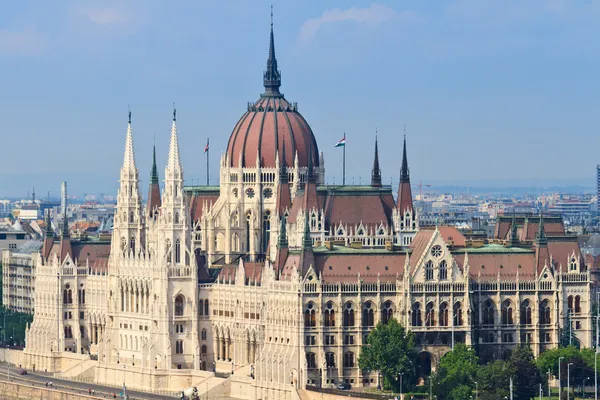 Magyar Parlament Budapest, Magyarország — Stock Fotó