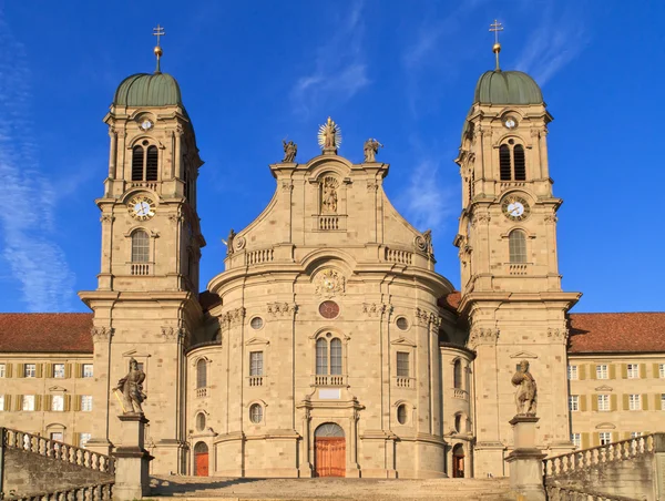 Benedictijnenabdij van einsiedeln, Zwitserland — Stockfoto