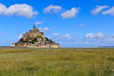 Mont Saint Michel Abbey, Normandy ,Brittany, France clipart
