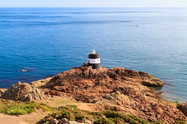 Noirmont Point Lighthouse, St. Aubin Bay, Jersey, The Channel Islands — Stock Photo, Image