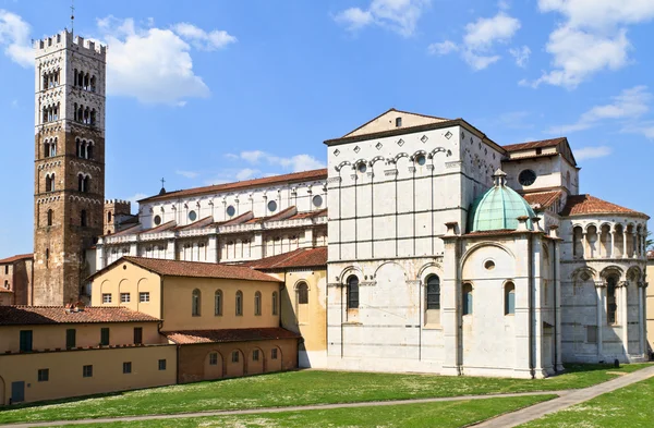Cúpula de Lucca, Duomo di Lucca, Toscana, Itália — Fotografia de Stock