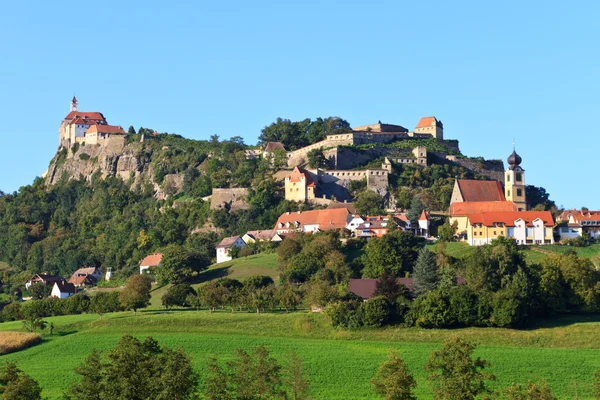 Riegersburg twierdzy i miasta, styria, austria — Zdjęcie stockowe