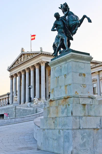 Parlament Austrii w Wiedniu — Zdjęcie stockowe