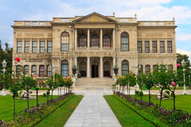 Dolmabahce Palace Entrance, Istanbul,Turkey clipart