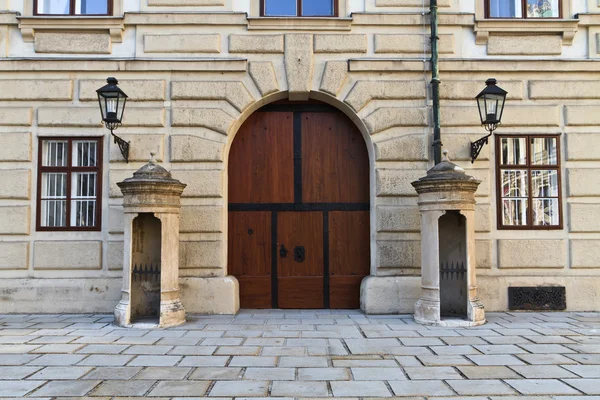 Palácio de Viena Hofburg - Porta de entrada na Praça Interior — Fotografia de Stock