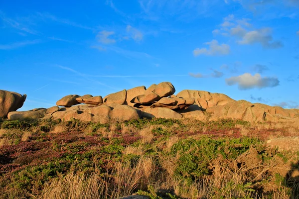 Beautiful landscape with granite boulders, Brittany, France — Stock Photo, Image