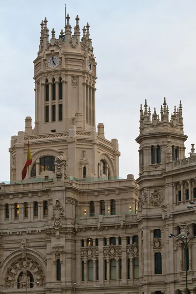 Palacio de Cibeles, 마드리드, 스페인 — 스톡 사진