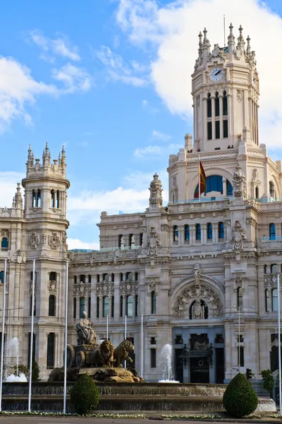 Palacio de cibeles, Madrid, Spanien — Stockfoto
