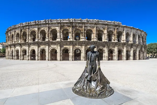 Římské amfiteátr v Nimes, Francie — Stock fotografie