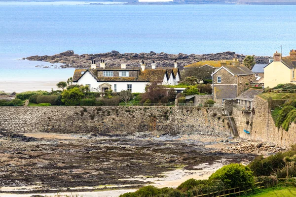 Illage marazion w pobliżu st. michael's mount, cornwall, Wielka Brytania — Zdjęcie stockowe