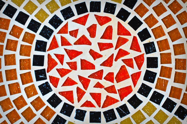 Radial mosaic tiles — Stock Photo, Image