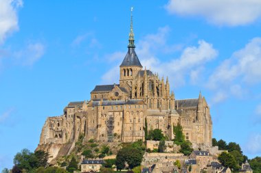Mont saint michel manastırına, Normandiya brittany, Fransa