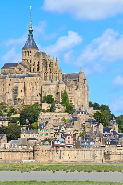 Mont Saint Michel Abbey, Normandy, Brittany, France — Stock Photo, Image
