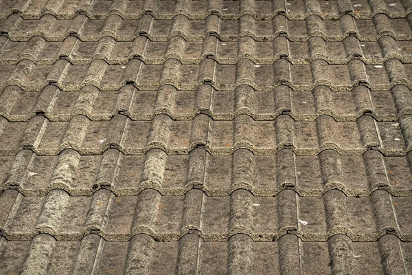 Traditional grey roof tiles — Stock Photo, Image