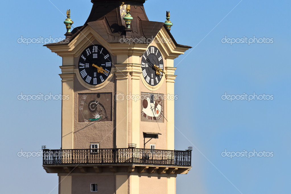 Linz - Landhaus Tower Upper Austrian Landtag Stock Photo by ©Bertl123 ...