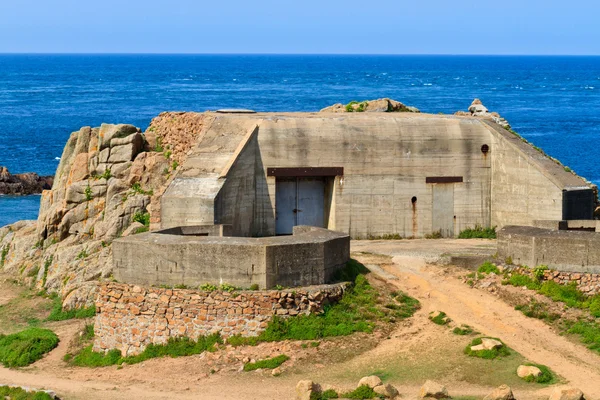 Búnker alemán muro Atlántico, jersey — Foto de Stock