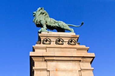 Aslan bronz heykel, Viyana, Avusturya