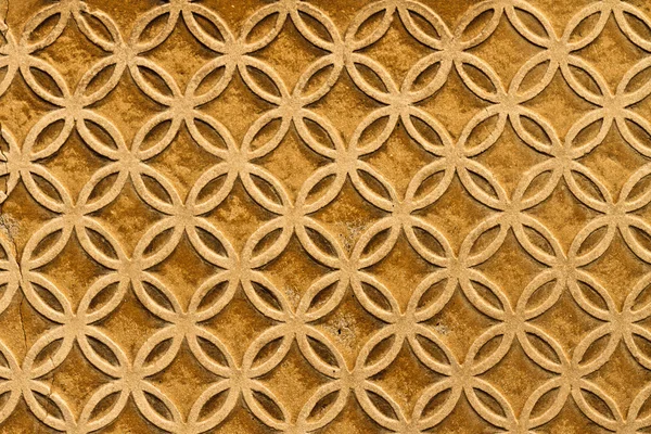 Ozdoba mauretańskiego muru kwiatowy, Hiszpania — Zdjęcie stockowe