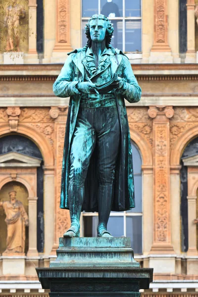 弗里德里希席勒雕像 — 图库照片