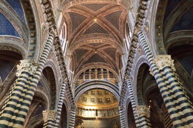Siena, Toskana - dome (duomo di siena iç)