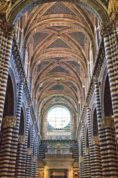 Siena, Toscana - inre av dome (duomo di siena) — Stockfoto