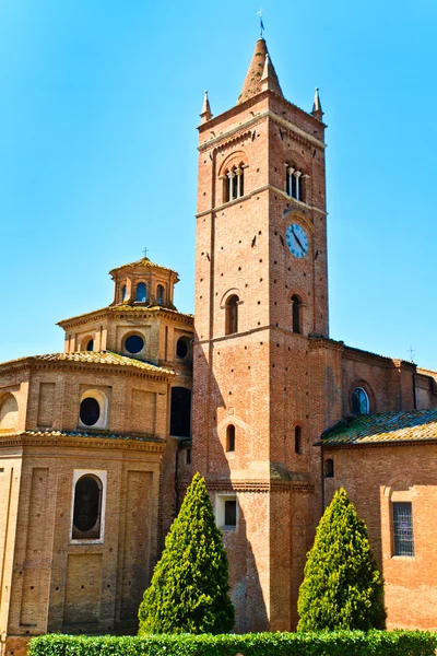 Benediktinské opatství monte oliveto Maggiore v Toskánsku — Stock fotografie