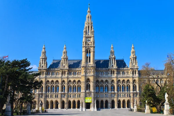 Câmara Municipal de Viena (Rathaus ) — Fotografia de Stock