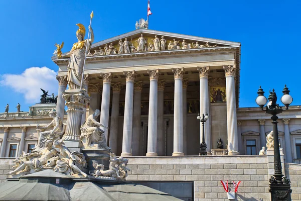 维也纳-奥地利议会大楼 — 图库照片