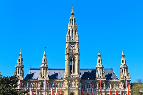 Viyana Belediye Binası (Rathaus) — Stok fotoğraf