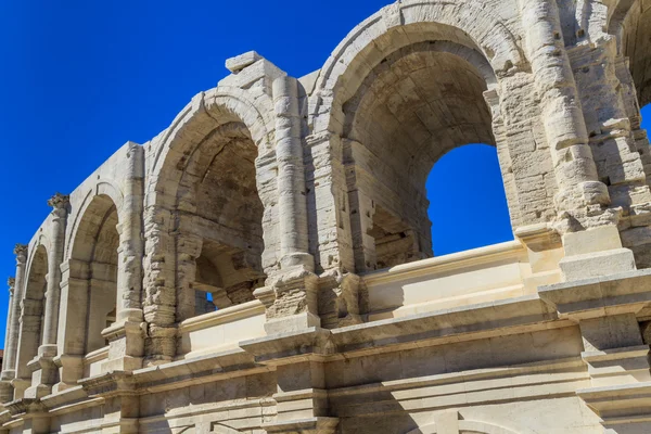 Arena Romana. Antenas em Arles, Provence, Francia . — Fotografia de Stock